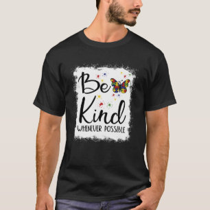 Be Kind Autism Teacher In April We Wear Blue Awar T-Shirt