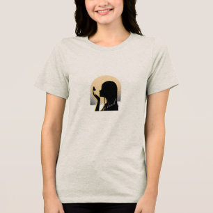 Be Kind Boho T-Shirt – Positive Message Graphic Te Tri-Blend Shirt
