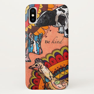 Be kind iPhone x case