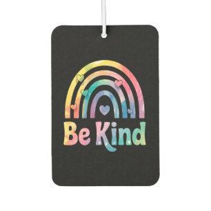 Be Kind Colourful Rainbow – Inspirational Positive Car Air Freshener