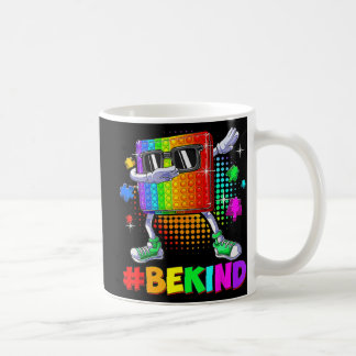 Be Kind Dabbing Puzzle Pop It Piece Autism Awarene Coffee Mug