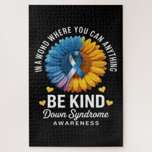 Be Kind Down Syndrome Awareness Jigsaw Puzzle