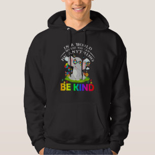 Be Kind Elephant Puzzle Inspirational Autism Aware Hoodie