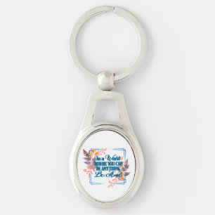 Be Kind Floral Key Ring
