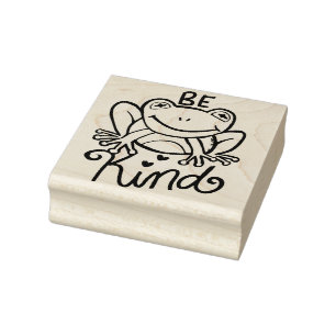 Be Kind Frog                                       Rubber Stamp