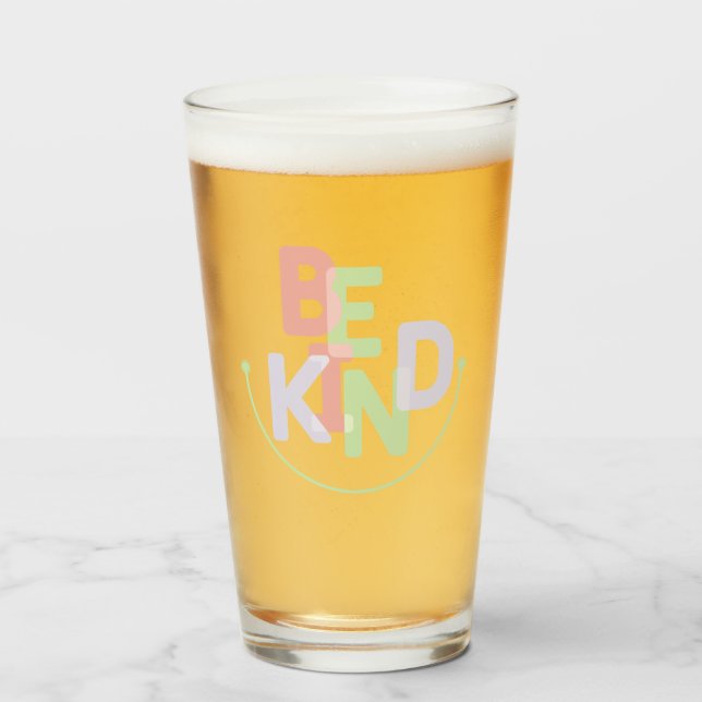 Be kind  glass (Front Filled)