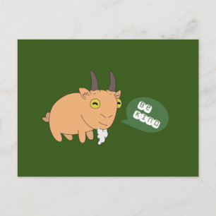 Be kind Goat Postcard