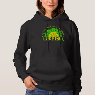Be Kind Green Ribbon Sunflower Mental Health Aware Hoodie