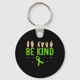 Be Kind Hand Sign Language Asl Mental Health Aware Key Ring