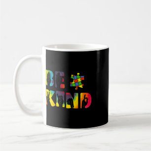 Be Kind Hand Sign Language Puzzle Autism Awareness Coffee Mug