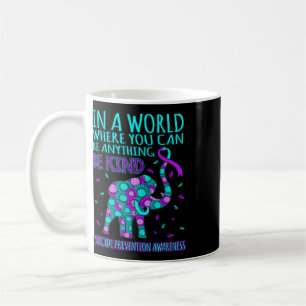 Be Kind Happy Suicide Prevention Awareness Support Coffee Mug