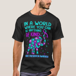 Be Kind Happy Suicide Prevention Awareness Support T-Shirt