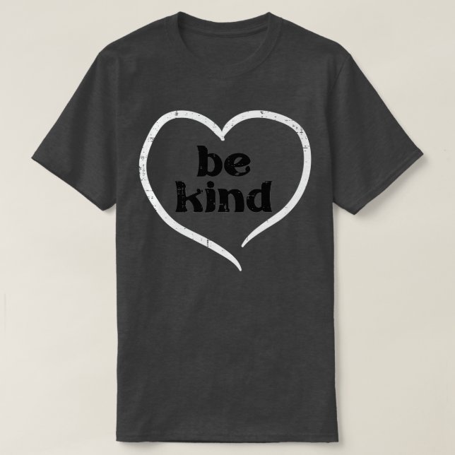 Be Kind Heart Kids Unity Day Orange Anti Bullying  T-Shirt (Design Front)