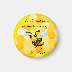 "Be Kind" Honey Bee Magnet