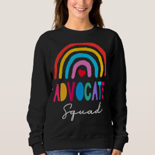Be Kind Include Autism Advocate Squad Sped Teacher Sweatshirt