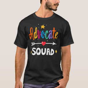 Be Kind Include Autism Advocate Squad Sped Teacher T-Shirt