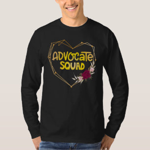 Be Kind Include Autism Advocate Squad Sped Teacher T-Shirt