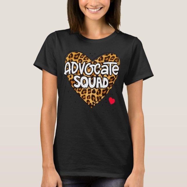 Be Kind Include Autism Advocate Squad Sped Teacher T-Shirt (Front)