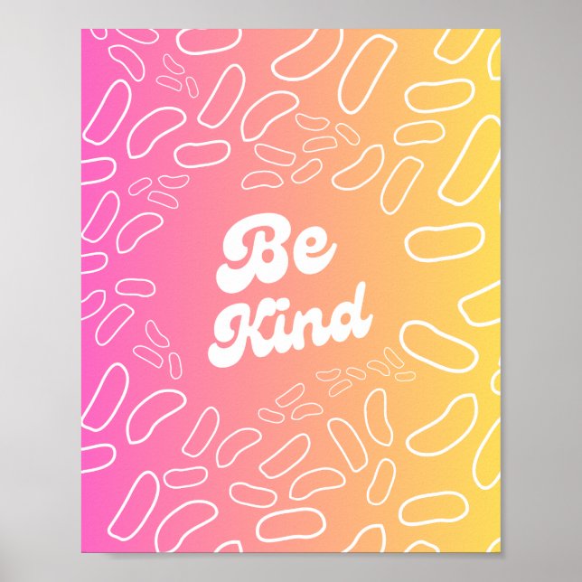 Be Kind Inspiration Poster (Front)