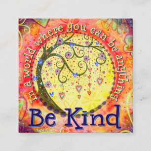 “Be Kind’ Inspirivity kindness cards