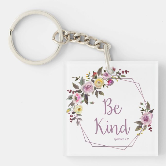 Be Kind Key Ring (Front)