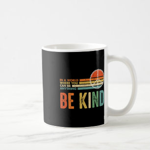 Be Kind Kindness Autism Peace Sign Tie Dye Spread  Coffee Mug