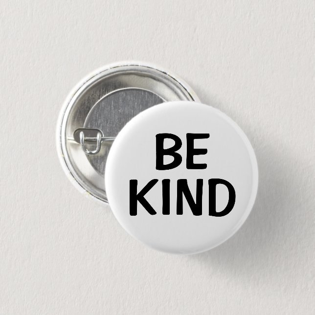 Be Kind | Kindness Message Pin (Front & Back)