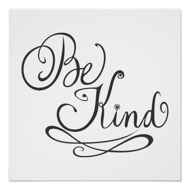 Be Kind/Kindness Poster (Front)