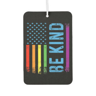 Be Kind Lgbt Lgbtq Gay Pride Rainbow Car Air Freshener