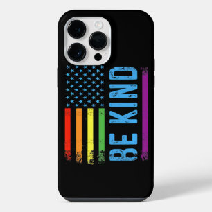 Be Kind Lgbt Lgbtq Gay Pride Rainbow iPhone 14 Pro Max Case