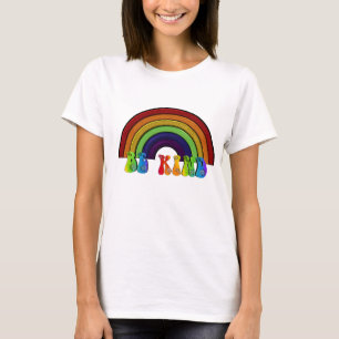 Be Kind LGBTQ Rainbow Positivity T-Shirt