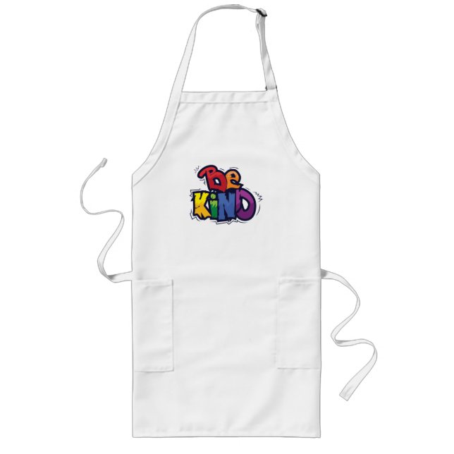 Be Kind | LGBTQ | Rainbow | Pride Month Long Apron (Front)