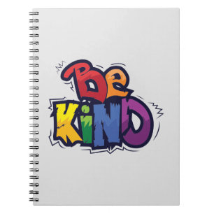 Be Kind LGBTQ Rainbow Pride Month Notebook