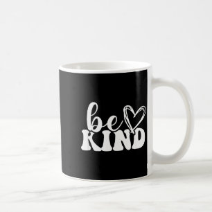 Be kind minimalist love kindness positive coffee mug