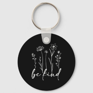 Be kind minimalist love kindness positive key ring