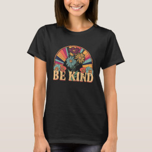Be Kind Orange Unity Day Retro Flower Women Kids T-Shirt