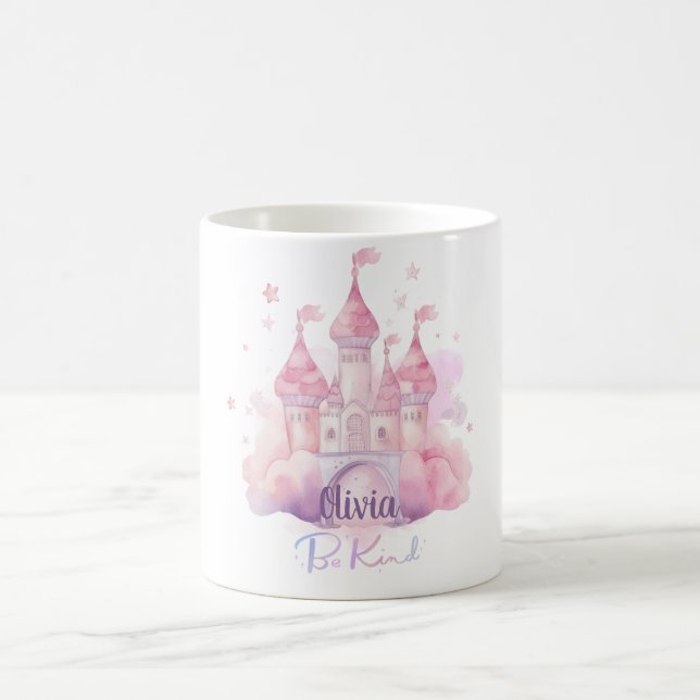 Be Kind Palace on the Pink Cloud Coffee Mug (Center)