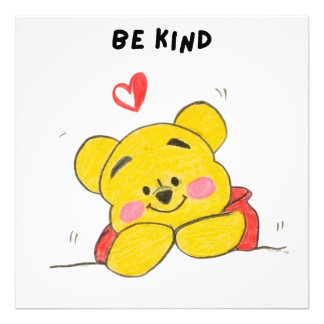 be kind photo print
