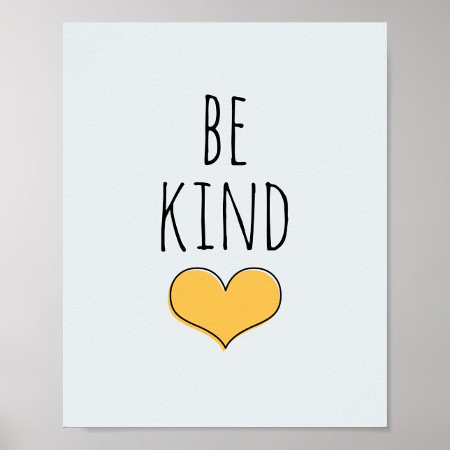 Be Kind Poster (Front)