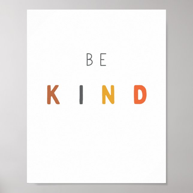 be kind. Poster & Prints (Front)