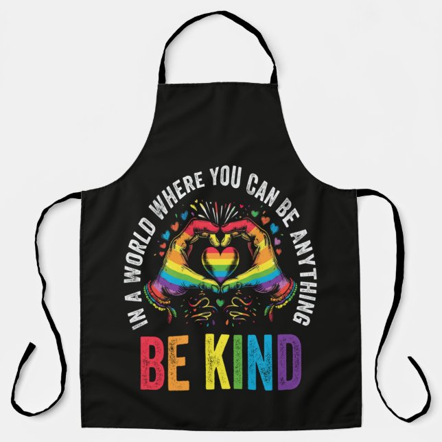 Be Kind Pride LGBT Month Apron (Front)