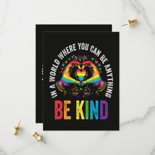 Be Kind Pride LGBT Month Save The Date
