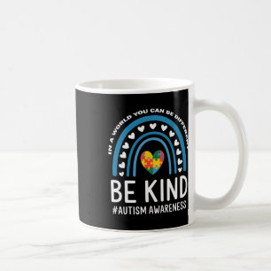 Be Kind Puzzle Heart Autism Inclusion Design Coffee Mug