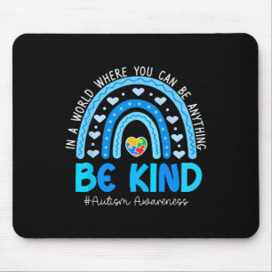 Be Kind Puzzle Rainbow Autism Awareness Month Teac Mouse Pad
