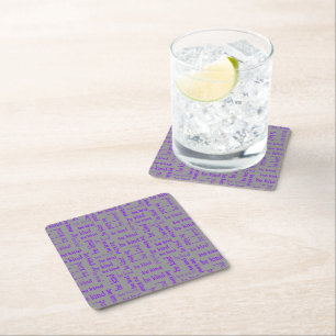 Be Kind Quote Kindness Motivational Inspirational Square Paper Coaster