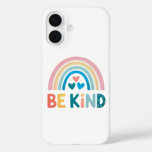 Be Kind Rainbow iPhone 16 Case