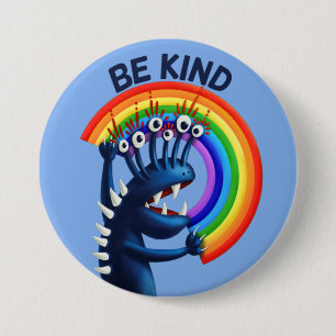 Be Kind Rainbow Cute Kindness 7.5 Cm Round Badge