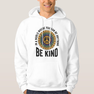 Be Kind Rainbow Flower Peace Vintage Shirt Design_