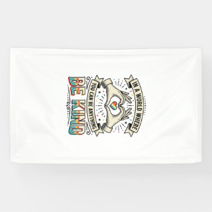 Be Kind Rainbow Heart Hands Vintage Shirt Design_1 Banner
