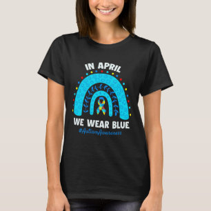 Be Kind Rainbow Heart Puzzle Colorful Autism Aware T-Shirt
